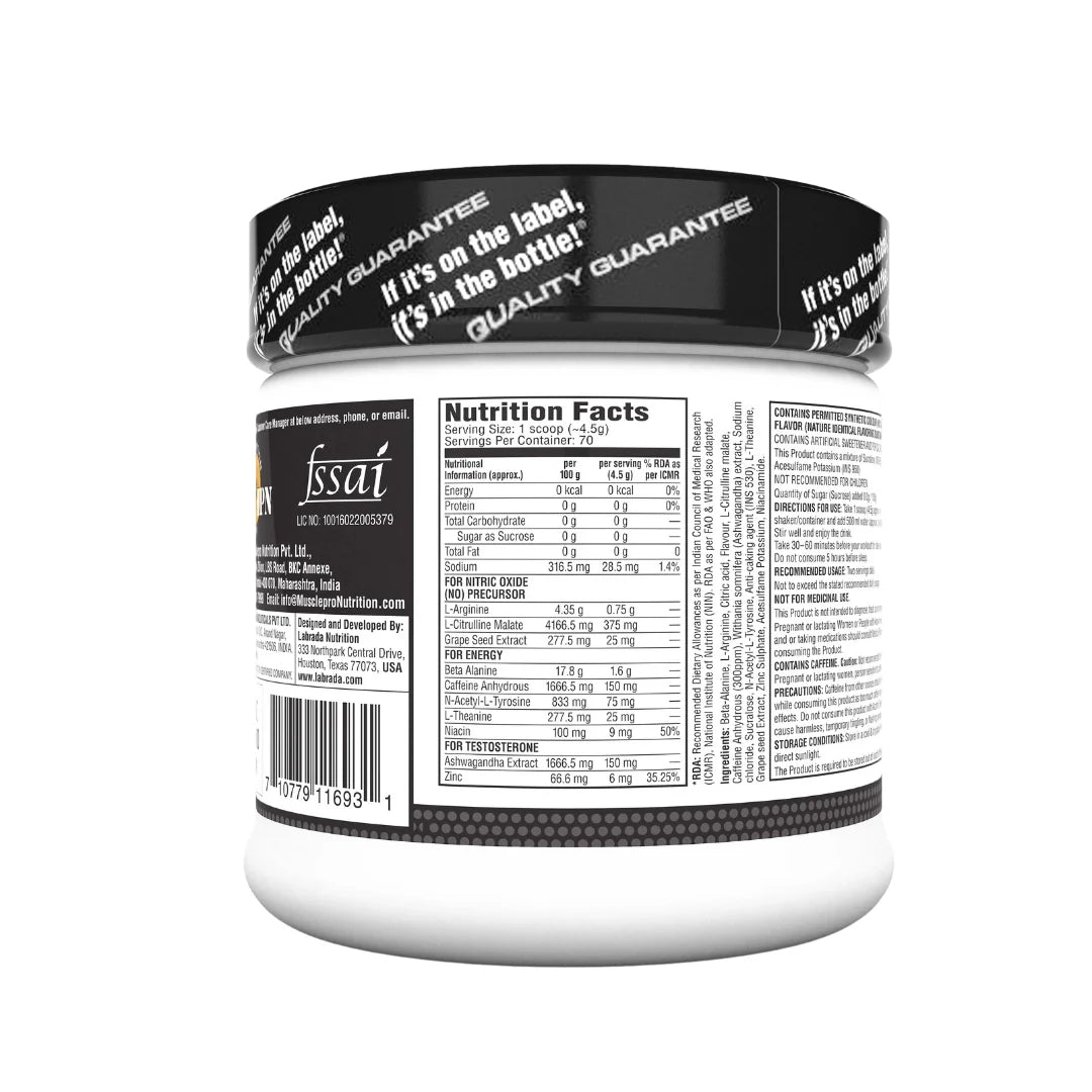 Labrada SUPER CHARGE Pre-Workout