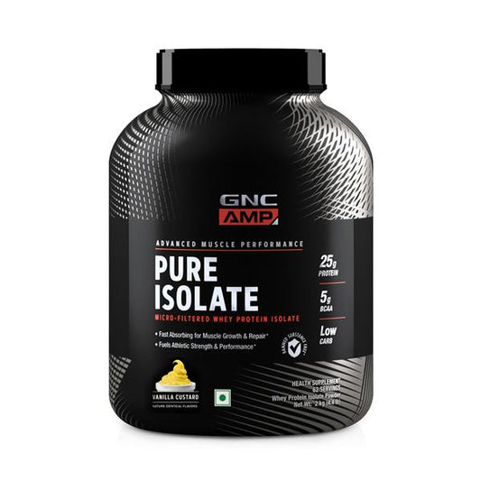 GNC AMP Pure Isolate - Vanilla Custard (2 kg)