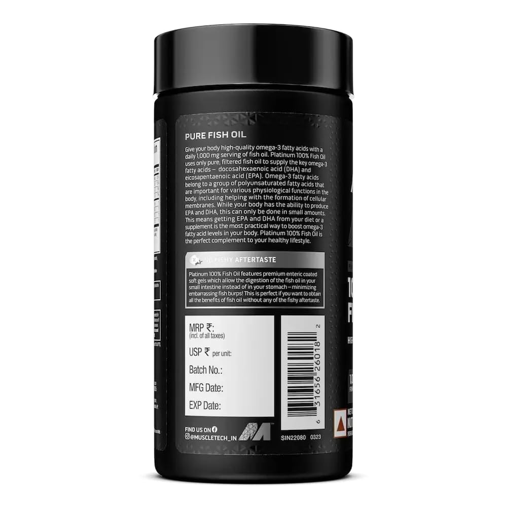 Muscletech™ Platinum Omega Fish Oil - Image 3
