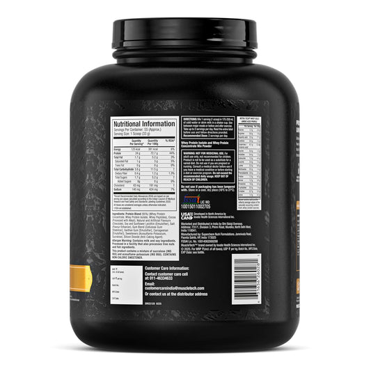 Muscletech Nitro-Tech Whey Gold - Nutrition Facts & Supplement Information