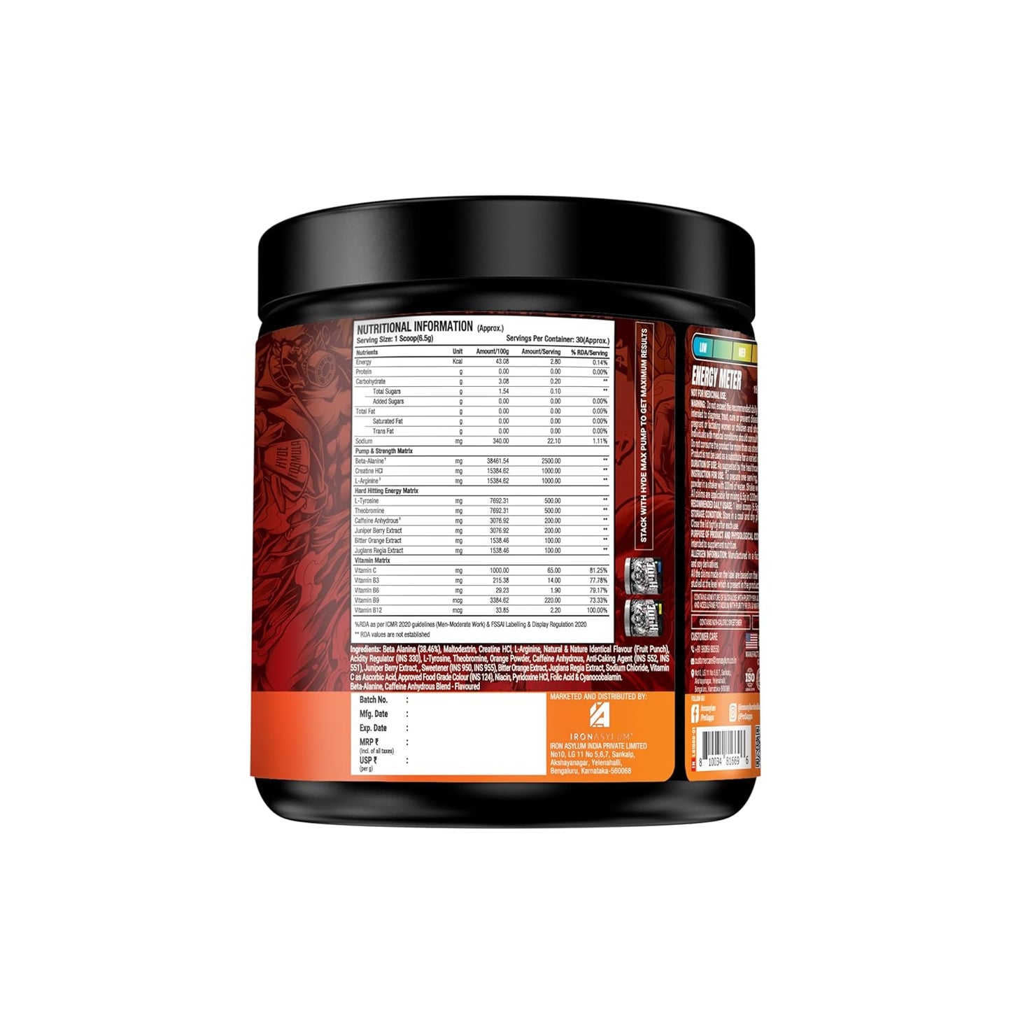 Hyde Xtreme Pre Workout - Image 10