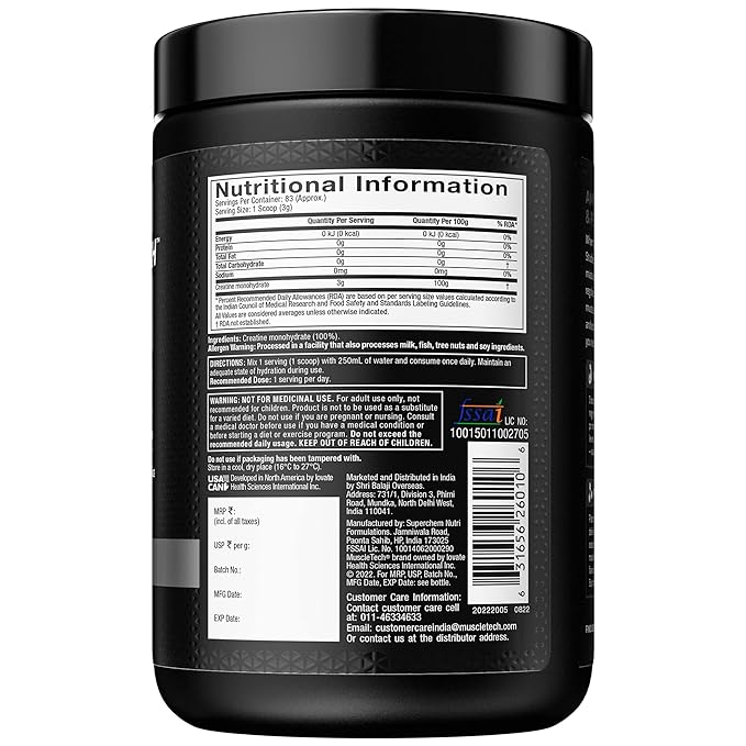 MuscleTech Platinum 100% Creatine - Image 3