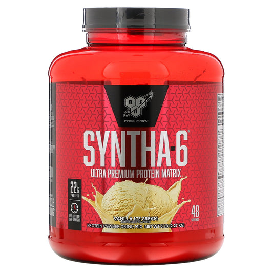 BSN SYNTHA-6 Protein Powder - Vanilla Ice Cream (5 Lbs)