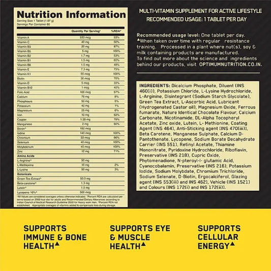 Optimum Nutrition Multivitamin for Men - Image 2