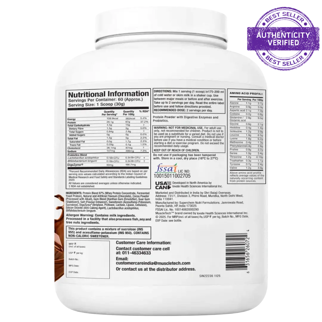MuscleTech Advanced Whey Protein+