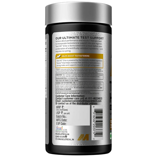 MuscleTech Test HD Elite – Ultimate Testosterone Support