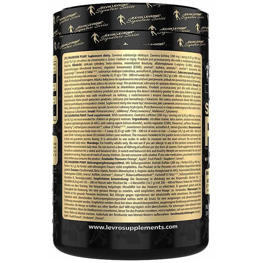 Kevin Levrone Shaaboom Pump Pre-workout