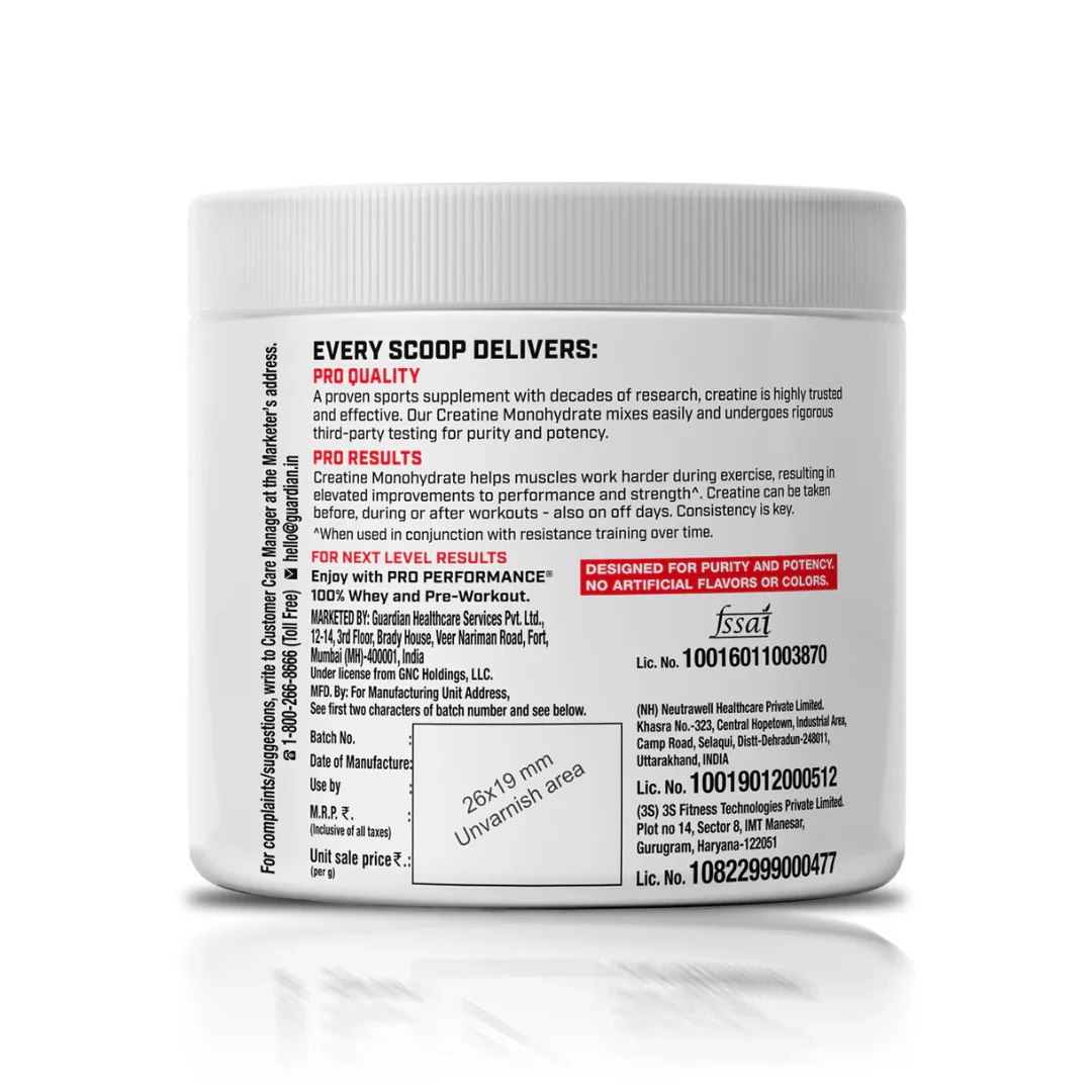 GNC Pro Performance Creatine Monohydrate
