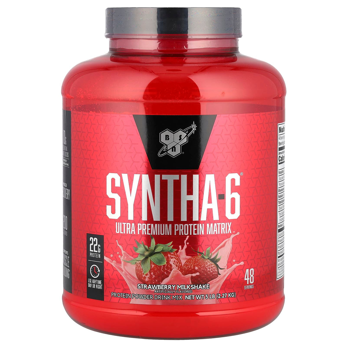BSN SYNTHA-6 Protein Powder - Nutrition Facts & Supplement Information