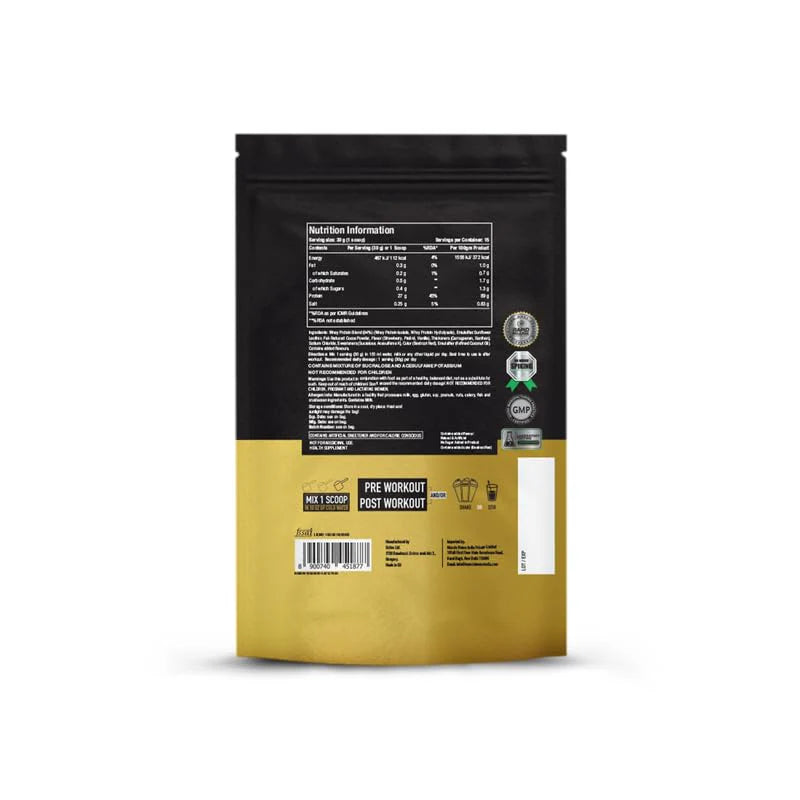 One Science Nutrition Iso Gold Whey Protein
