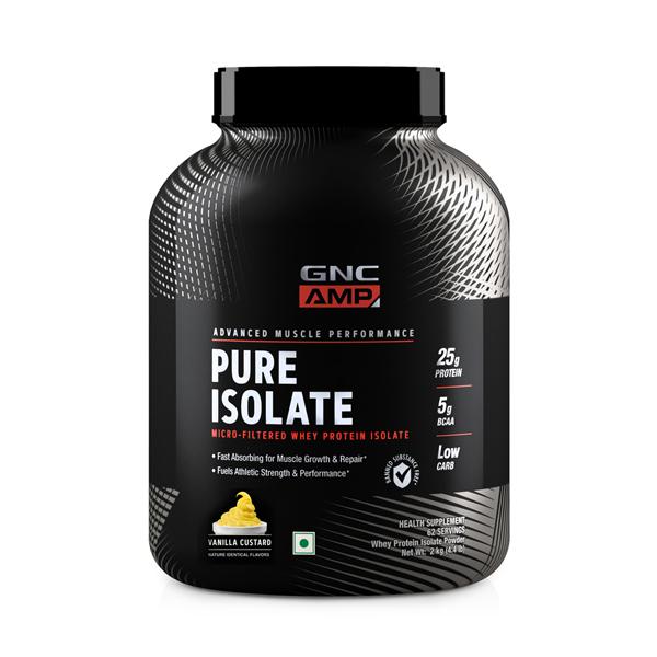 GNC AMP Pure Isolate - Vanilla Custard (2 kg)