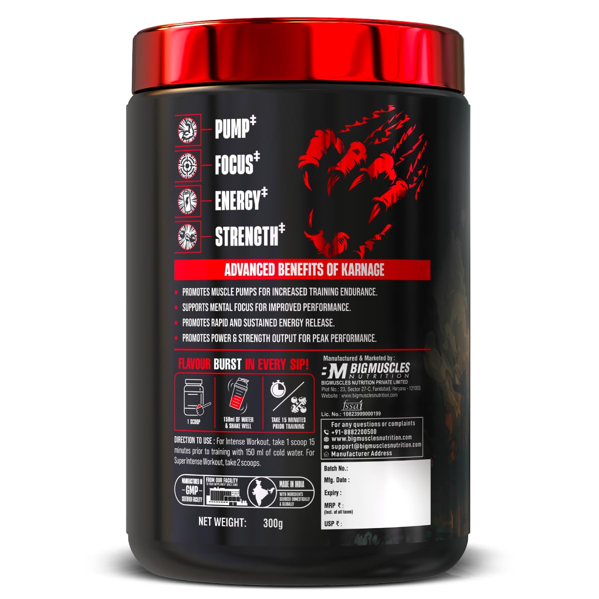 Big muscles KARNAGE RED
