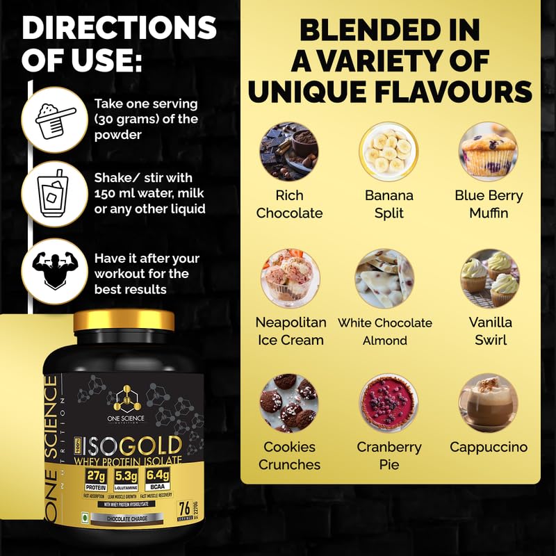 One Science Nutrition Iso Gold Whey Protein