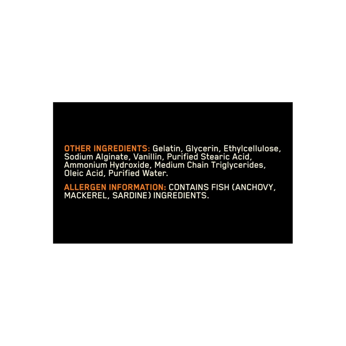 Optimum Nutrition (ON) Fish Oil