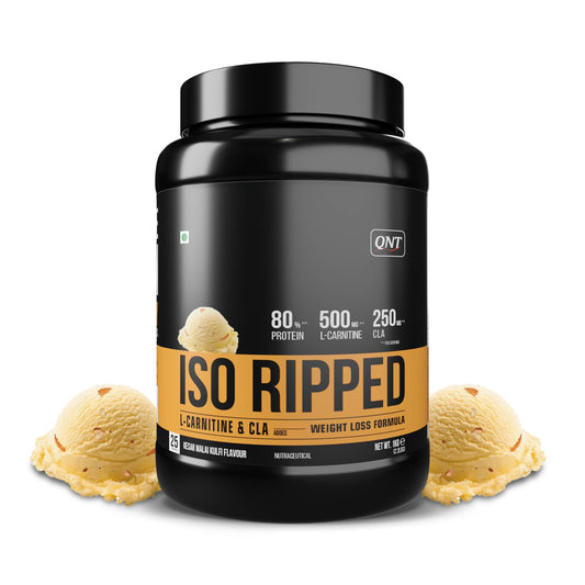 QNT ISO Ripped Whey Protein Isolate Powder - Kesar Malai Kulfi (2 kg)