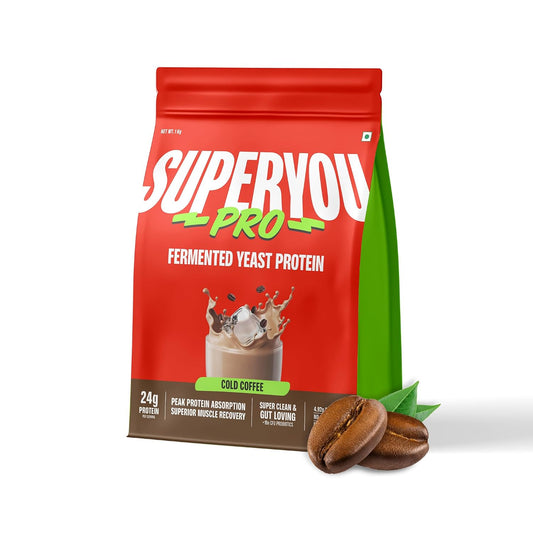 SuperYou Pro Fermented Yeast Protein Isolate - Cold Coffee (1 kg)