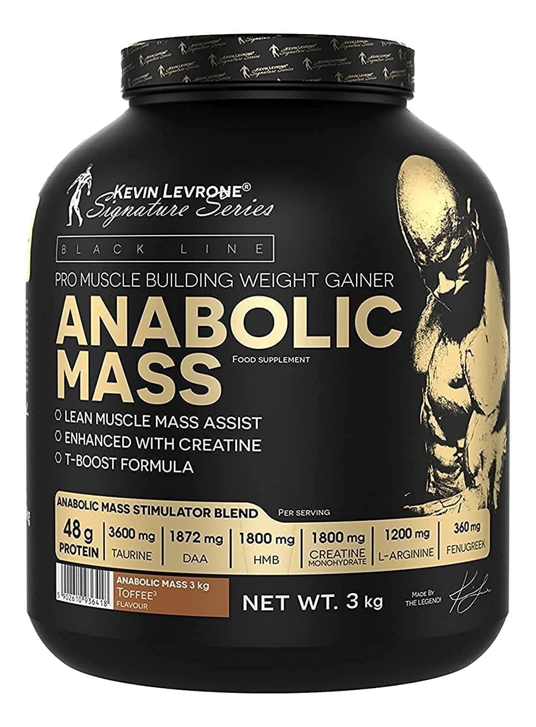 Kevin Levrone Anabolic Mass Gainer - Nutrition Facts & Supplement Information