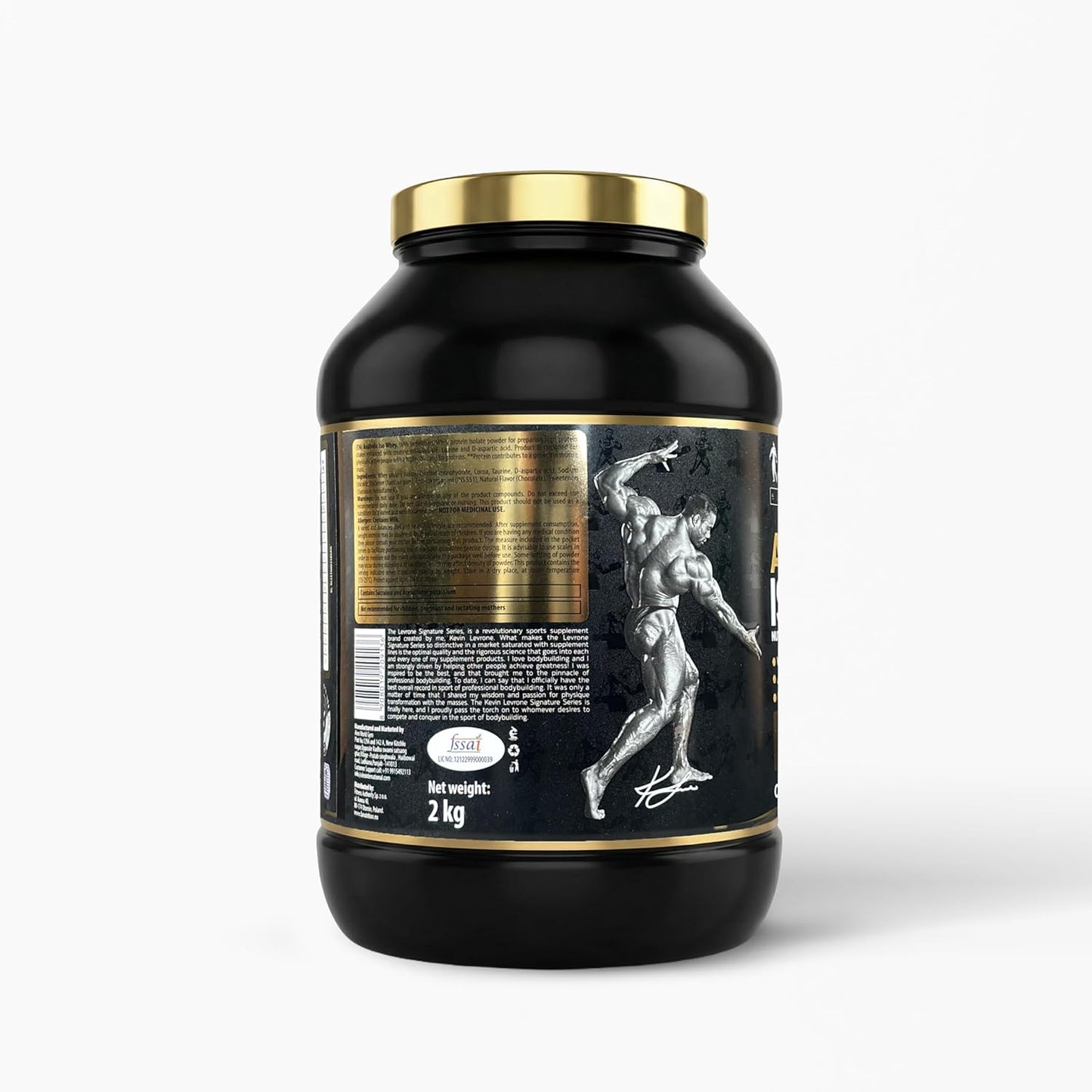 Kevin Levrone ANABOLIC ISO WHEY - Quality Guarantee & Back of Pack