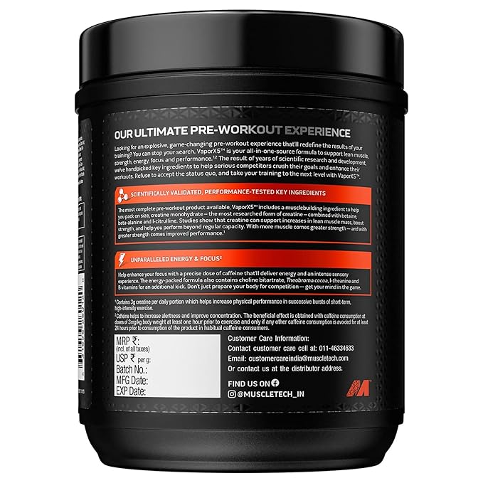 MuscleTech Vapor X5 – The Ultimate Pre-Workout