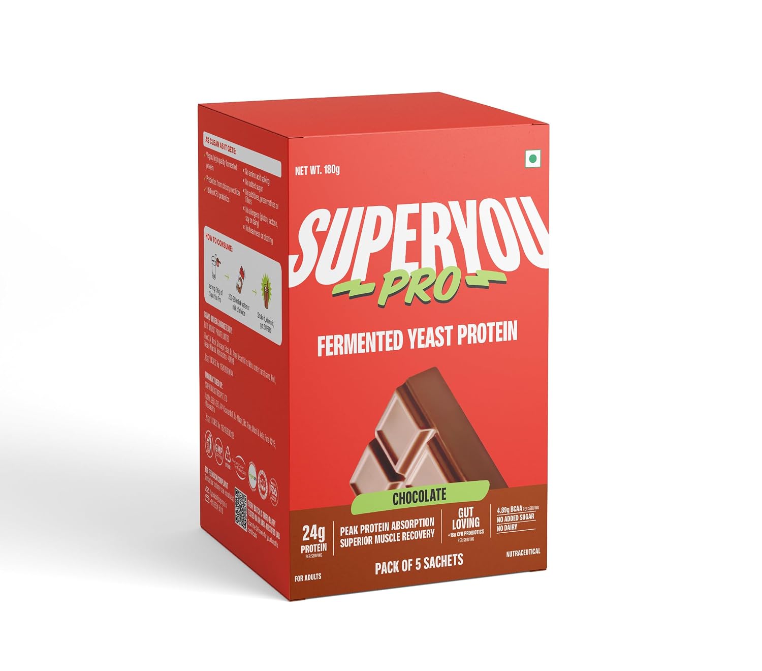 SuperYou Pro Fermented Yeast Protein Isolate - Chocolate (1 kg)