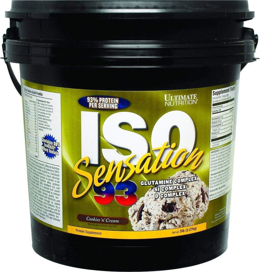 Ultimate Nutrition ISO SENSATION 93 - Vanilla Bean (5 lbs)