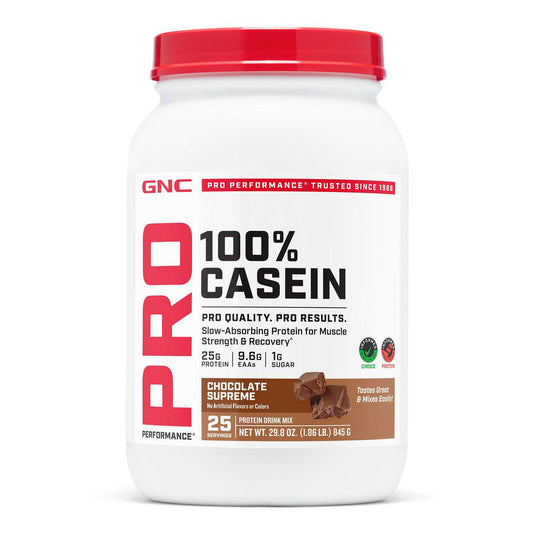 GNC Pro Performance 100% Micellar Casein - Nutrition Facts & Supplement Information