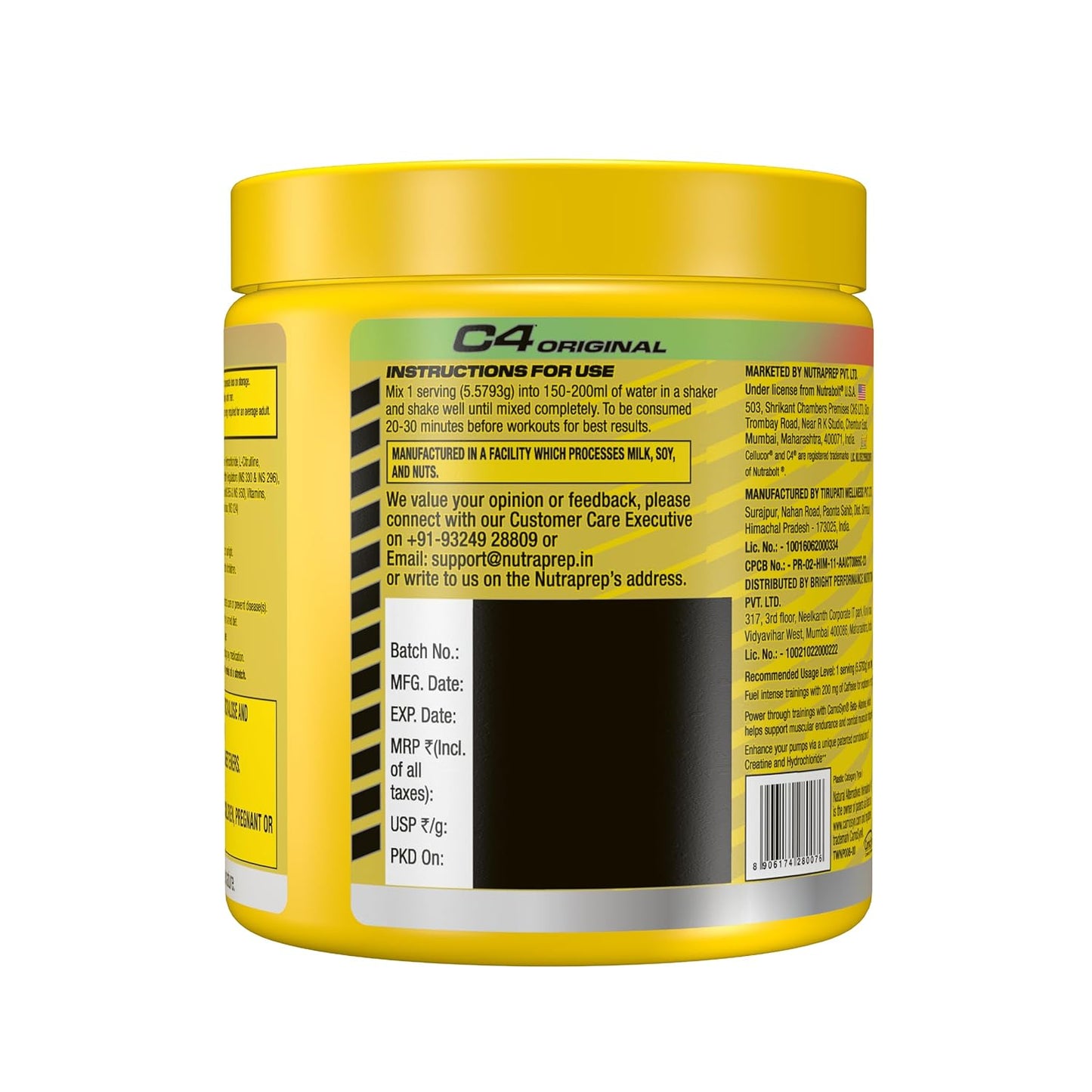 CELLUCORE C4 Pre Workout