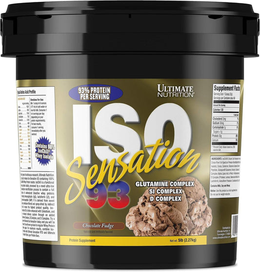 Ultimate Nutrition ISO SENSATION 93 - Chocolate Fudge (5 lbs)