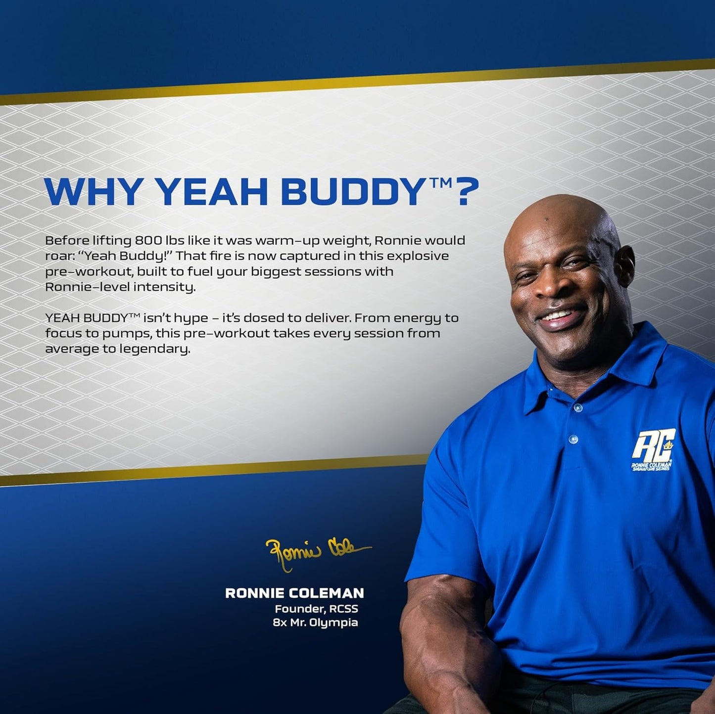 Ronnie Coleman Signature Series Yeah Buddy Pre-Workout