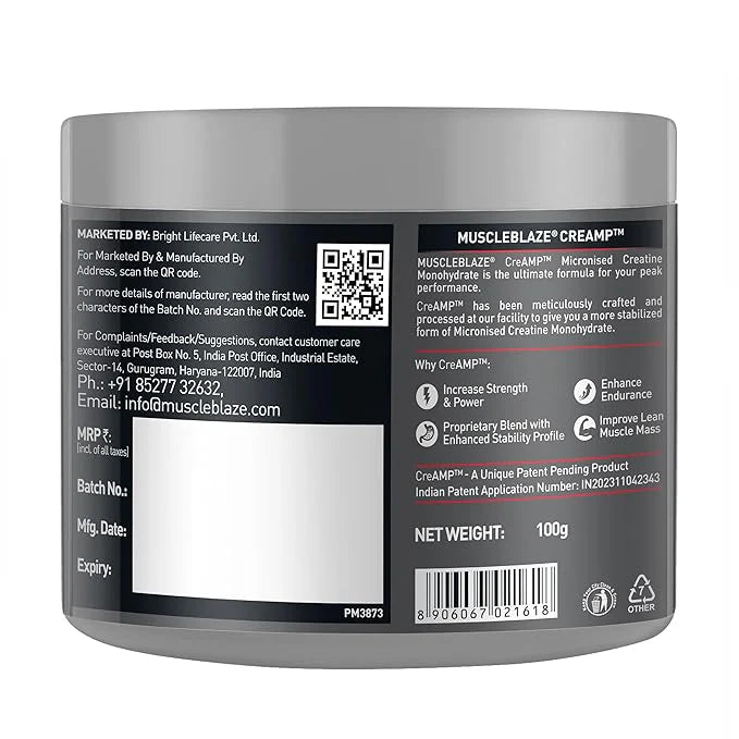 MuscleBlaze Creatine Monohydrate CreAMP™