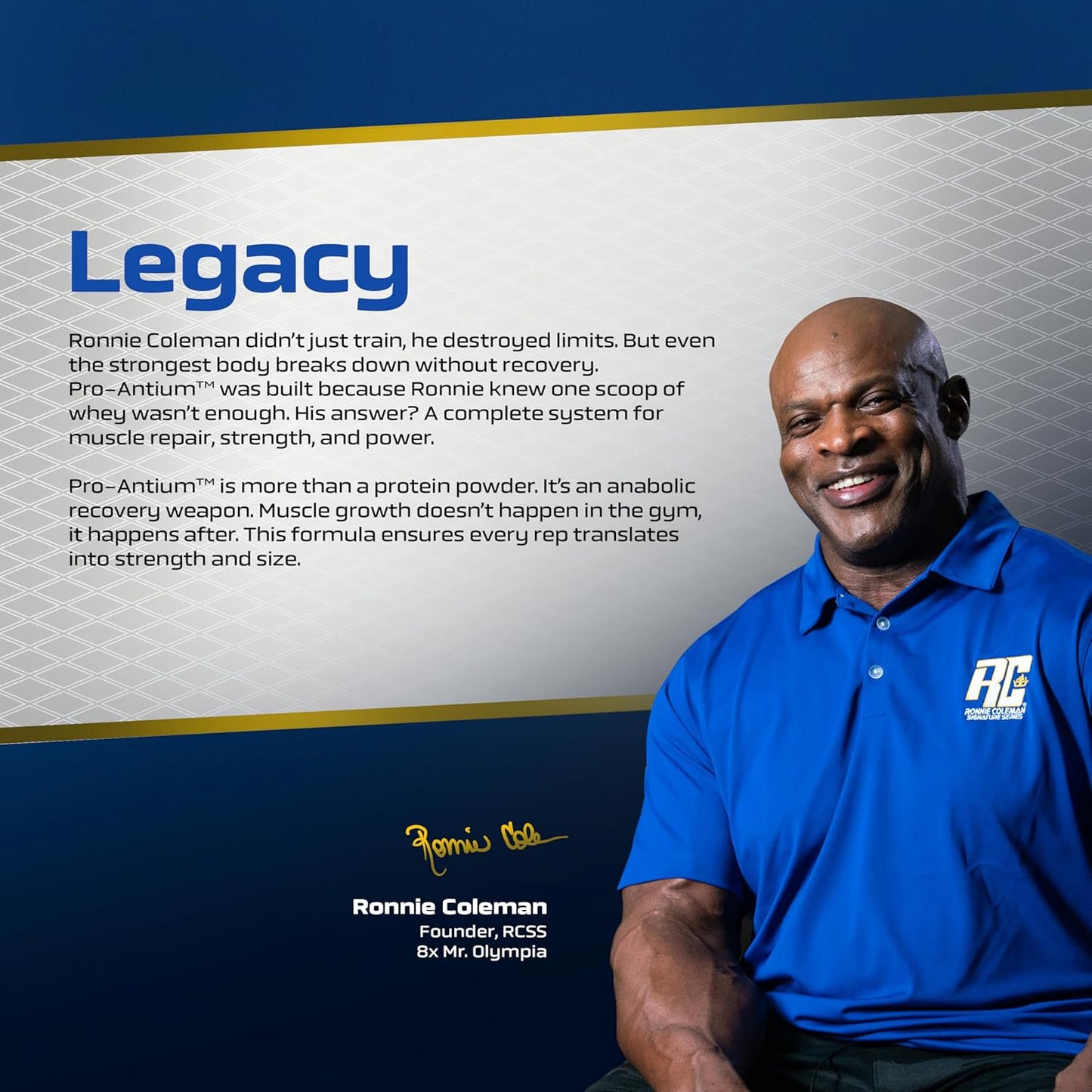 Ronnie Coleman Pro-Antium Whey Protein