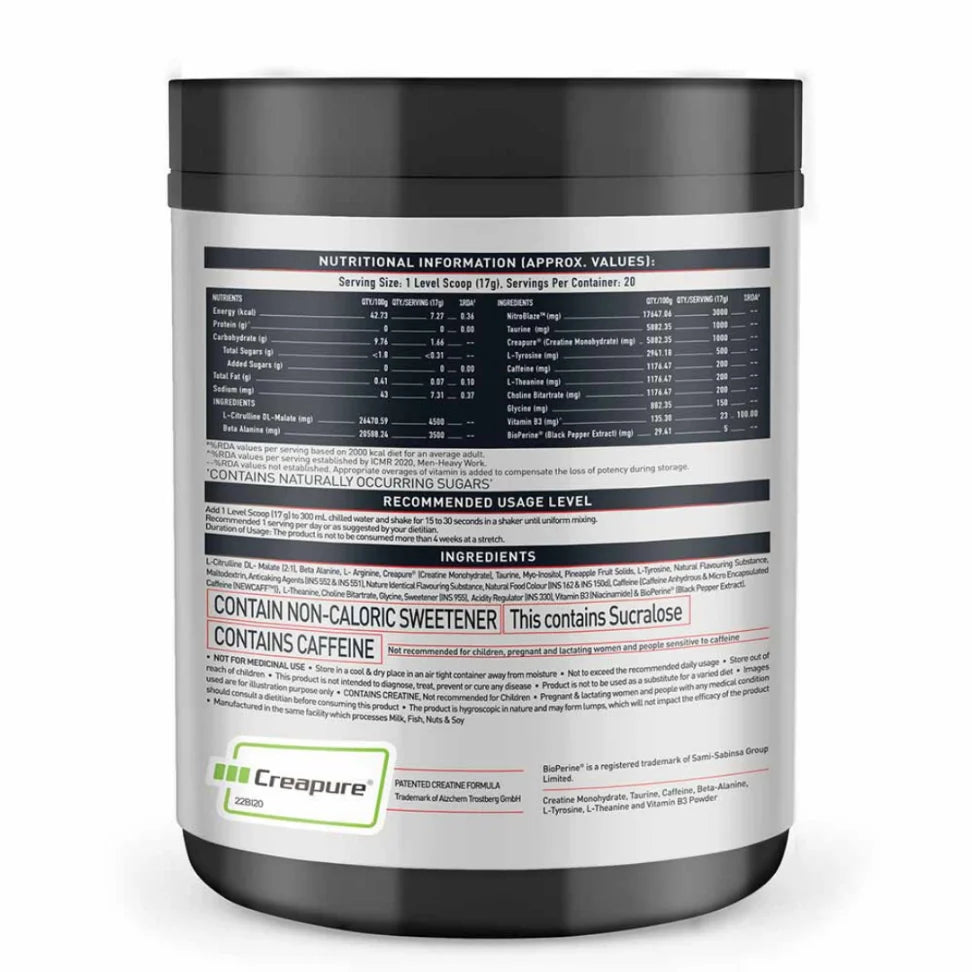 MuscleBlaze Pre Workout WrathX
