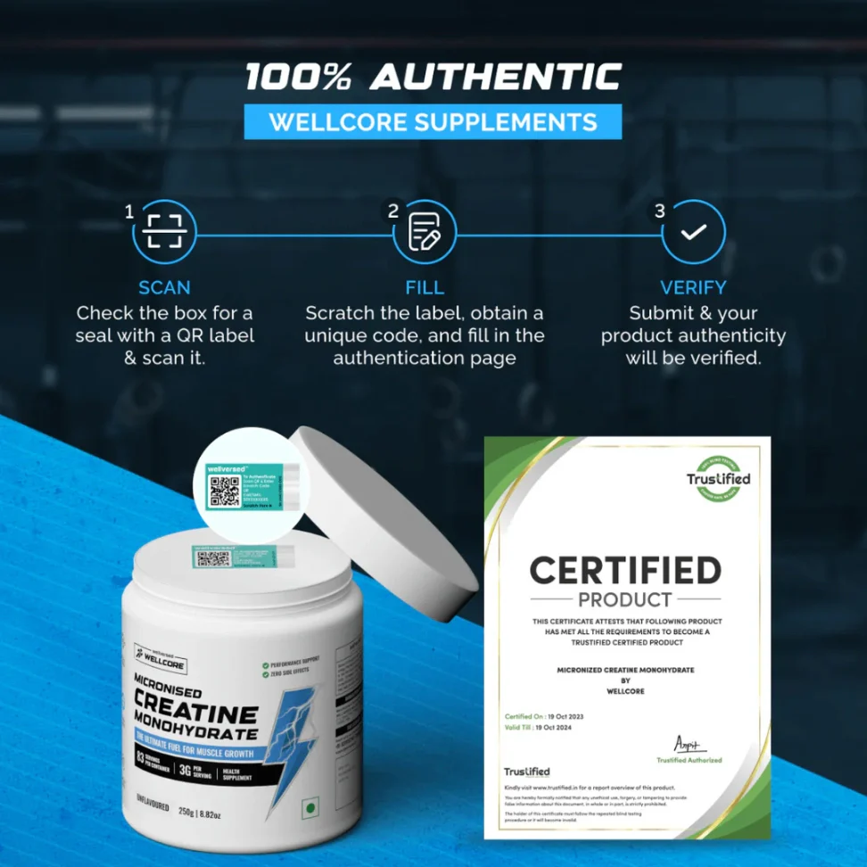 Wellcore Pure Micronised Creatine Monohydrate