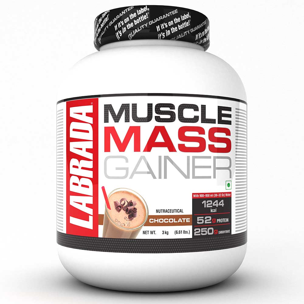 Labrada Muscle Mass Gainer Powder - chocolate (6.6 lb)