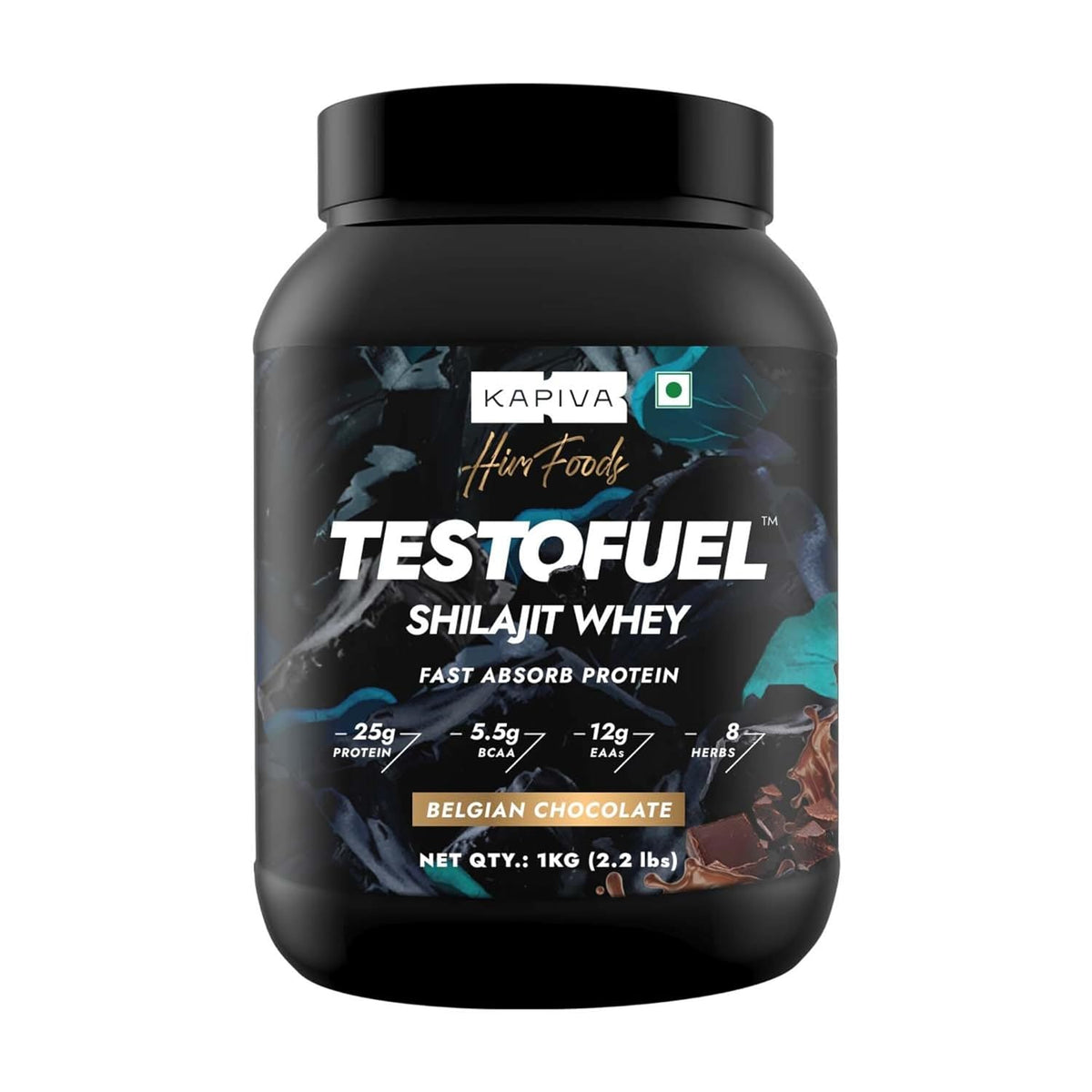 Kapiva Testofuel Shilajit Whey Protein