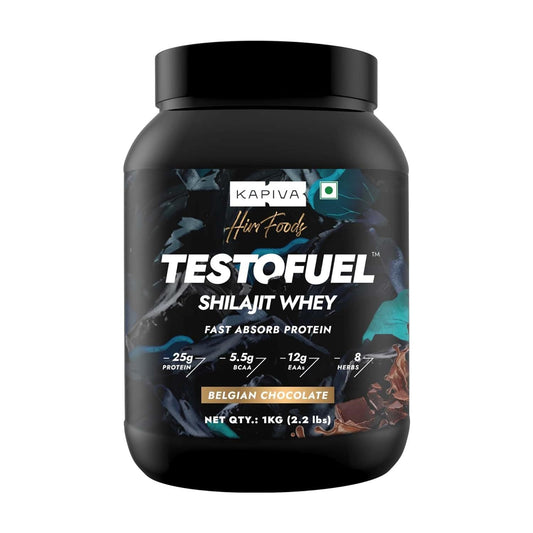 Kapiva Testofuel Shilajit Whey Protein